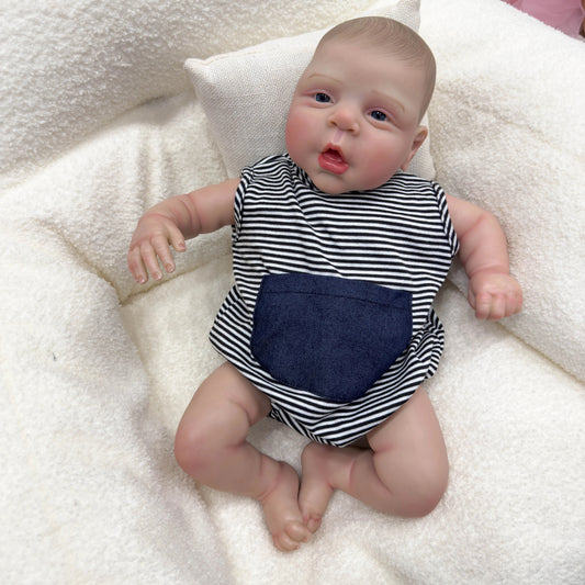 Estella Reborn Baby painted hair