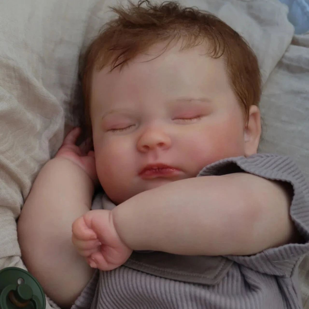 Jordon, poupée bébé reborn endormie
