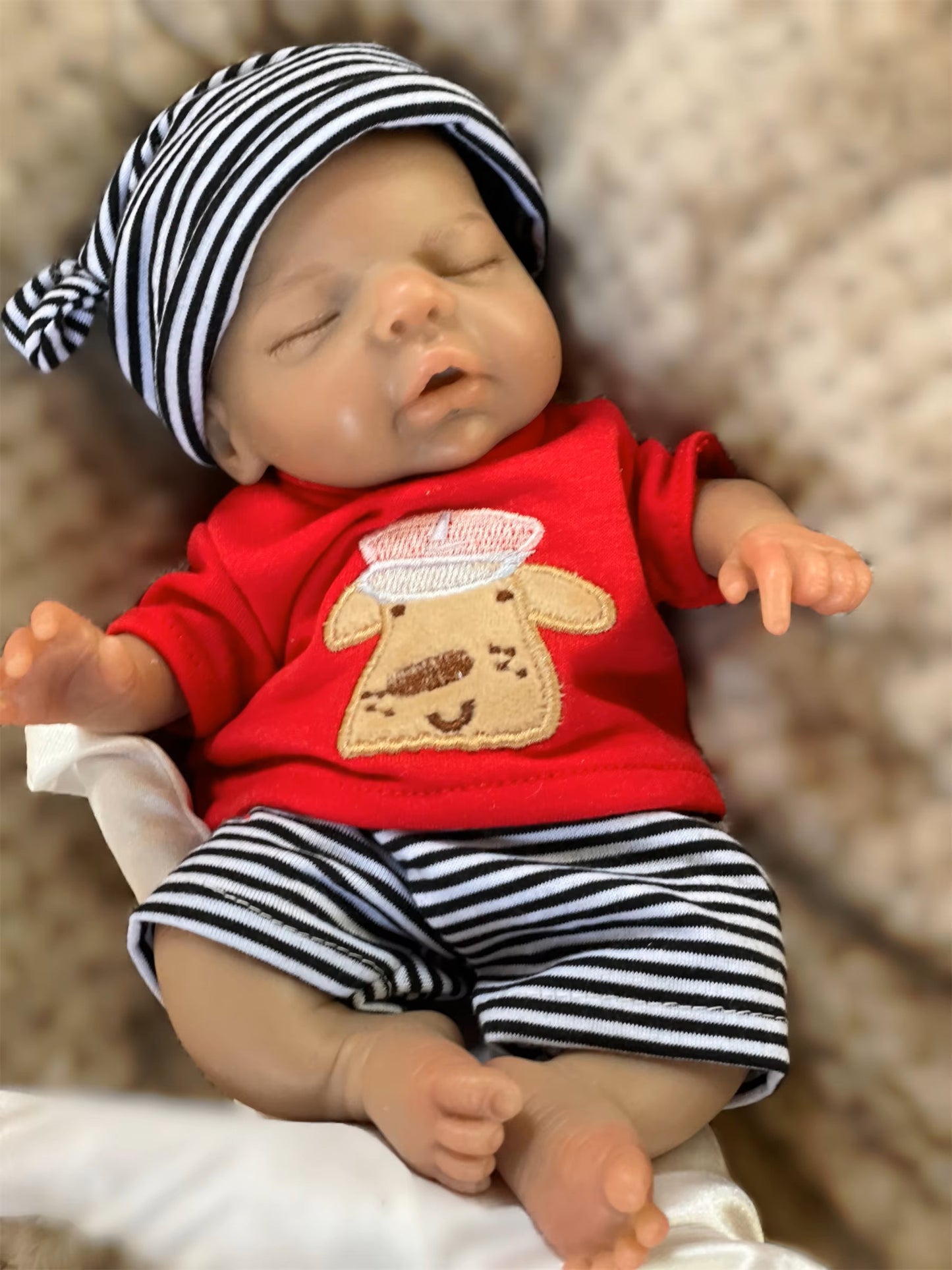 26cm Washable Dark Skin Solid premium silicone Reborn Boy