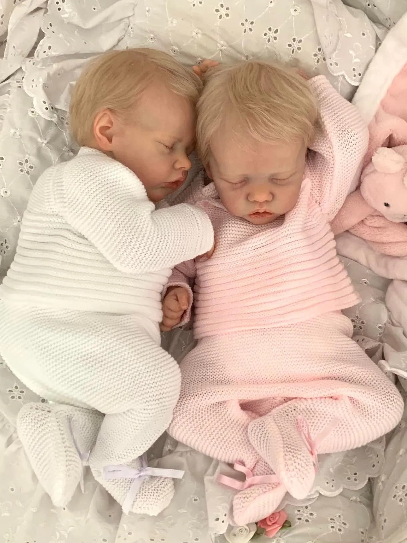 Maya & Ethan – Full Body Silicone Vinyl Reborn Twins Dolls