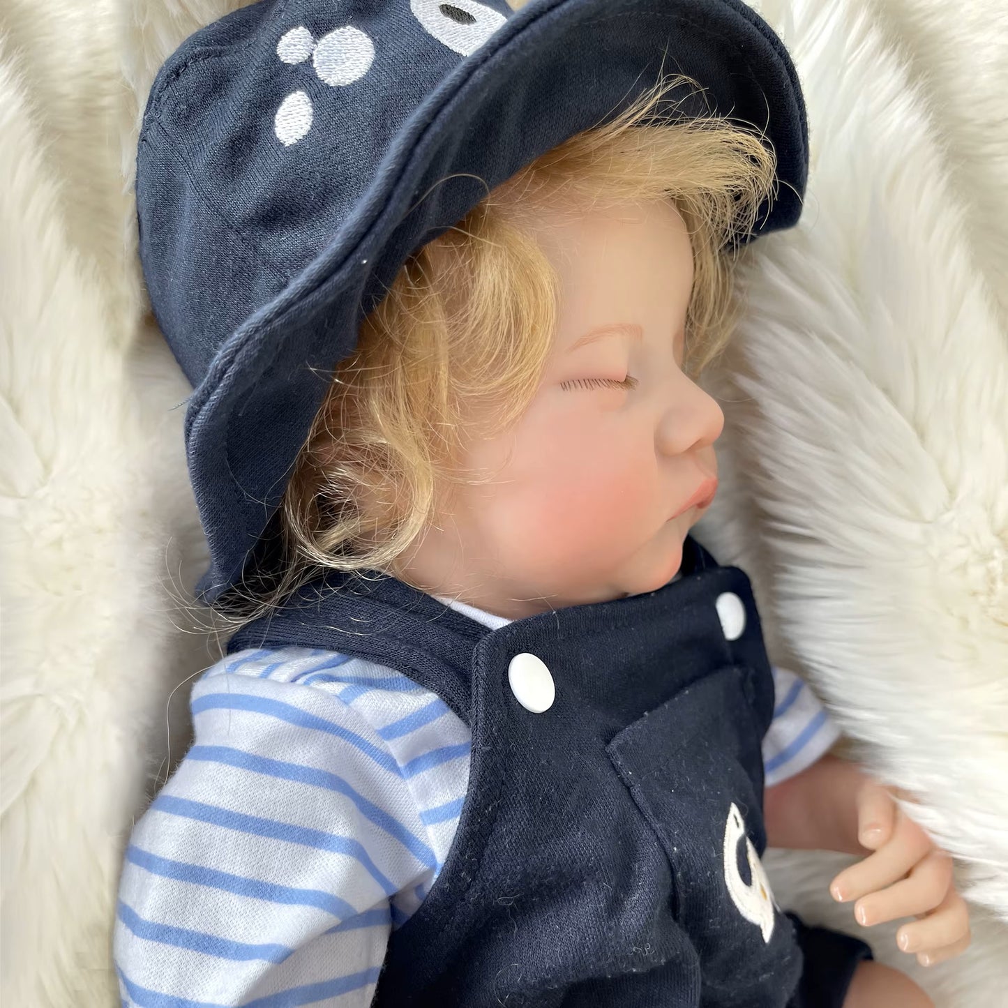Reborn baby levi sleeping doll