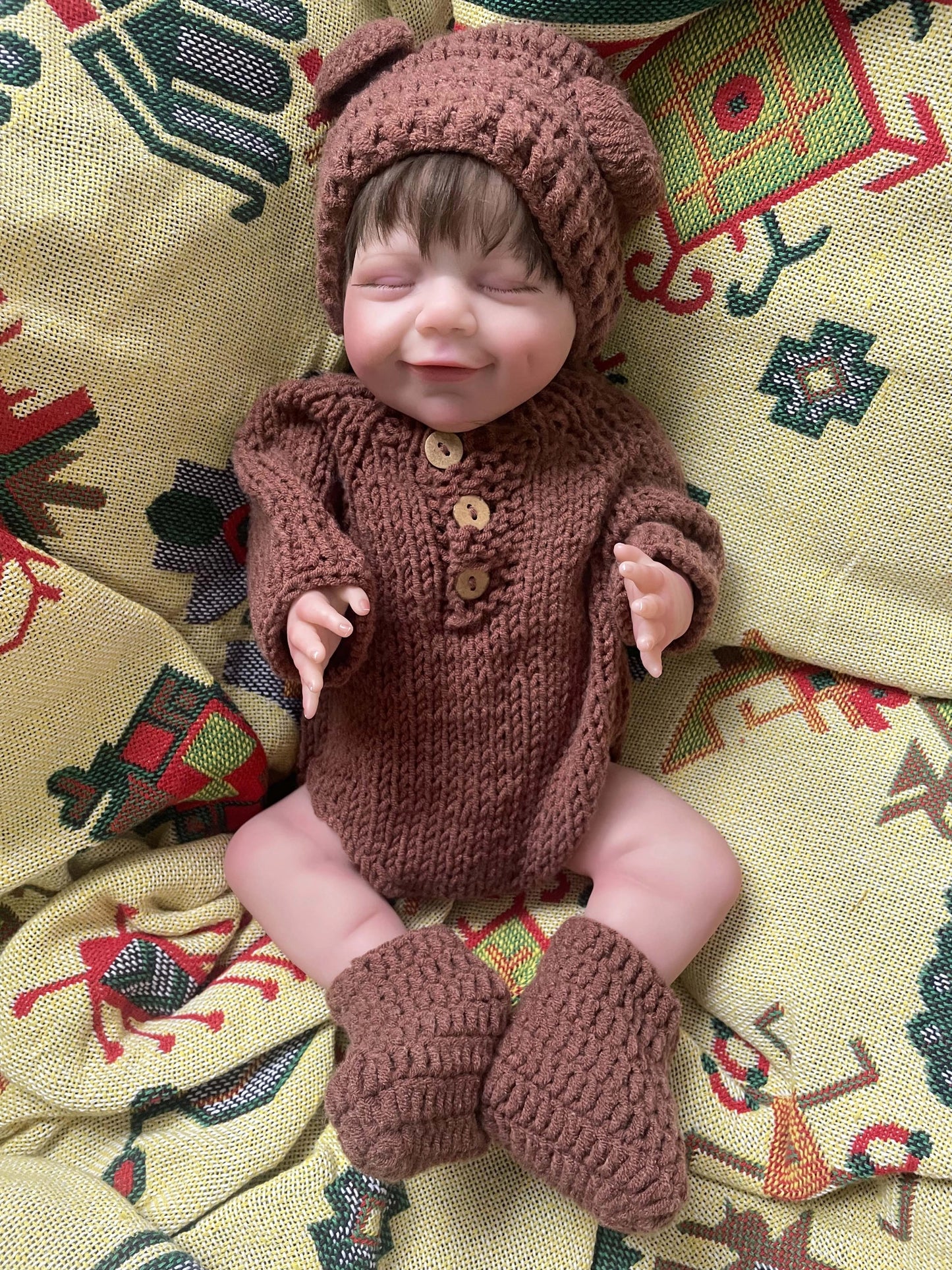 48cm April Reborn Doll Full vinyl body