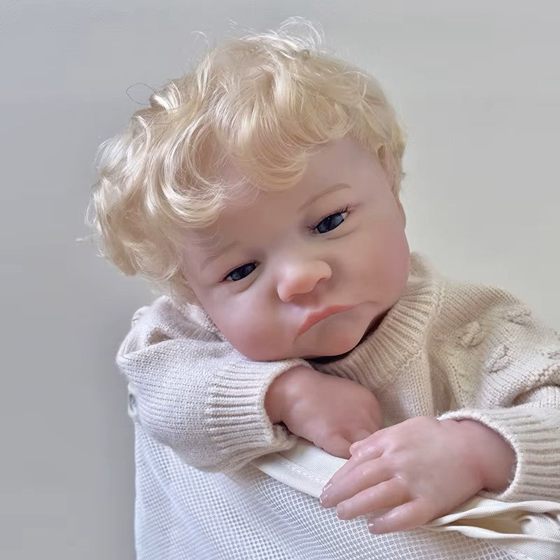 Reborn baby levi soft cloth body doll