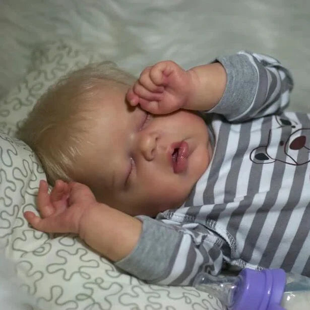 Alvi, poupée reborn bambin à corps souple