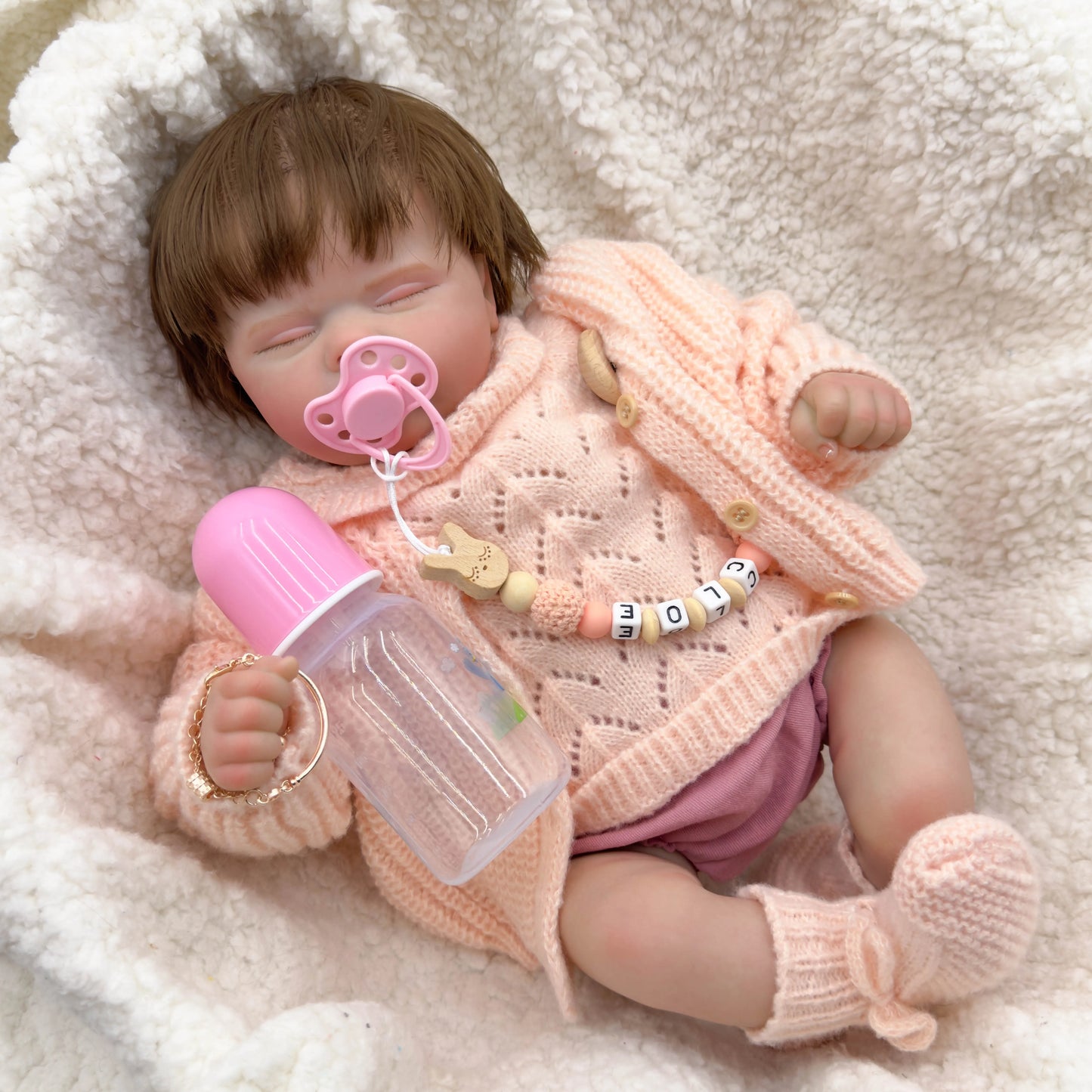 Quinbee 19-Inch Lifelike Reborn Baby Doll