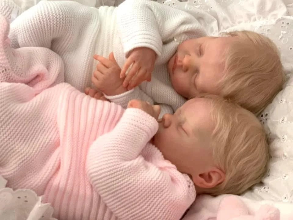 Maya & Ethan – Full Body Silicone Vinyl Reborn Twins Dolls