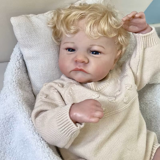 Reborn baby levi soft cloth body doll