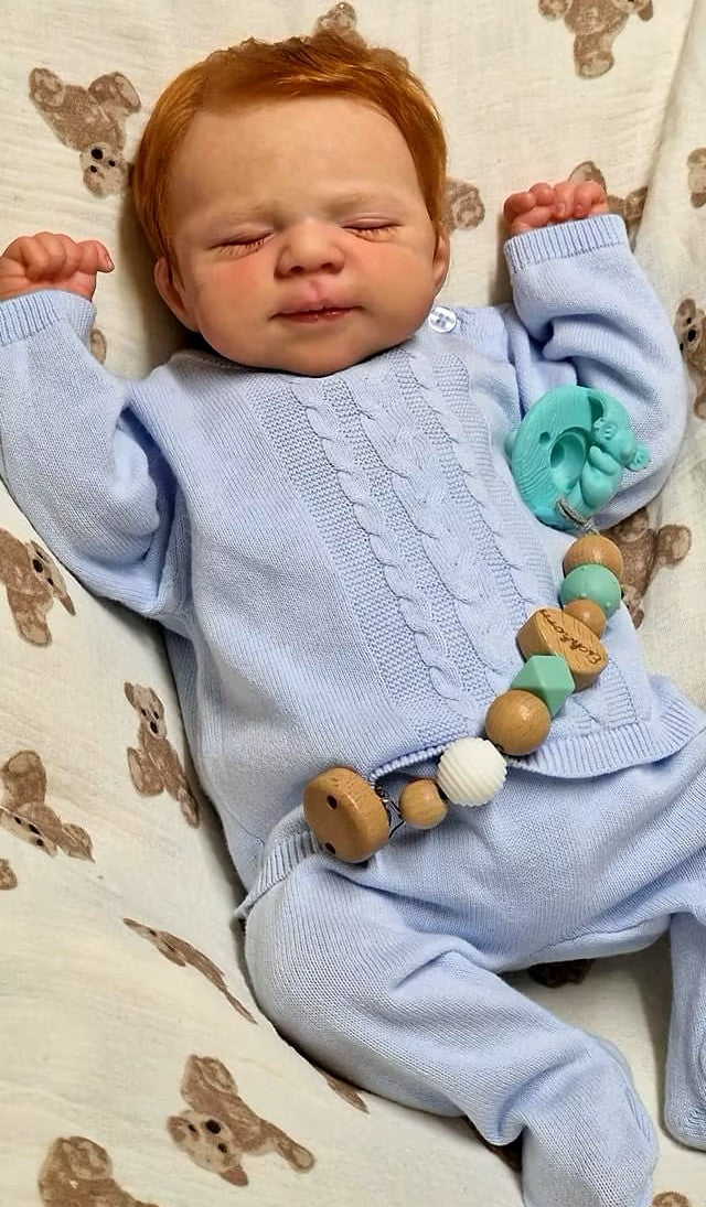 Pascale, poupée bébé reborn endormie
