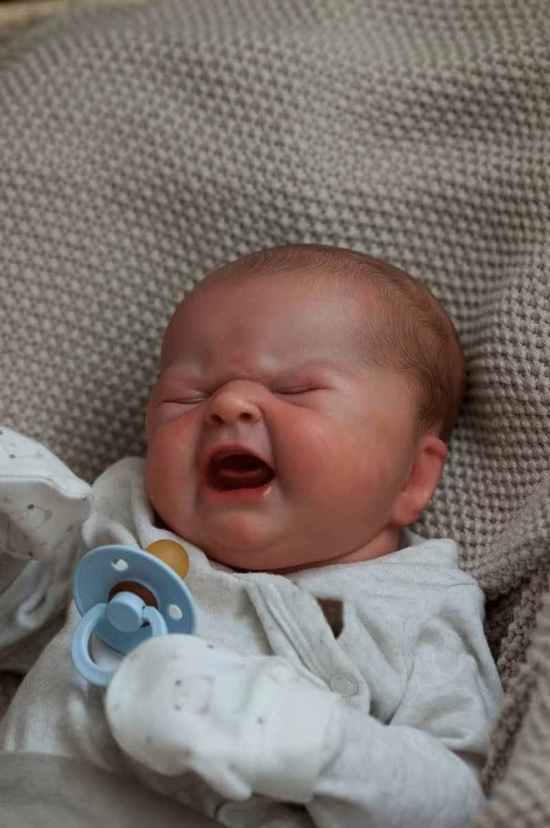19-Inch Handmade Reborn Baby Doll – Realistic Crying Baby