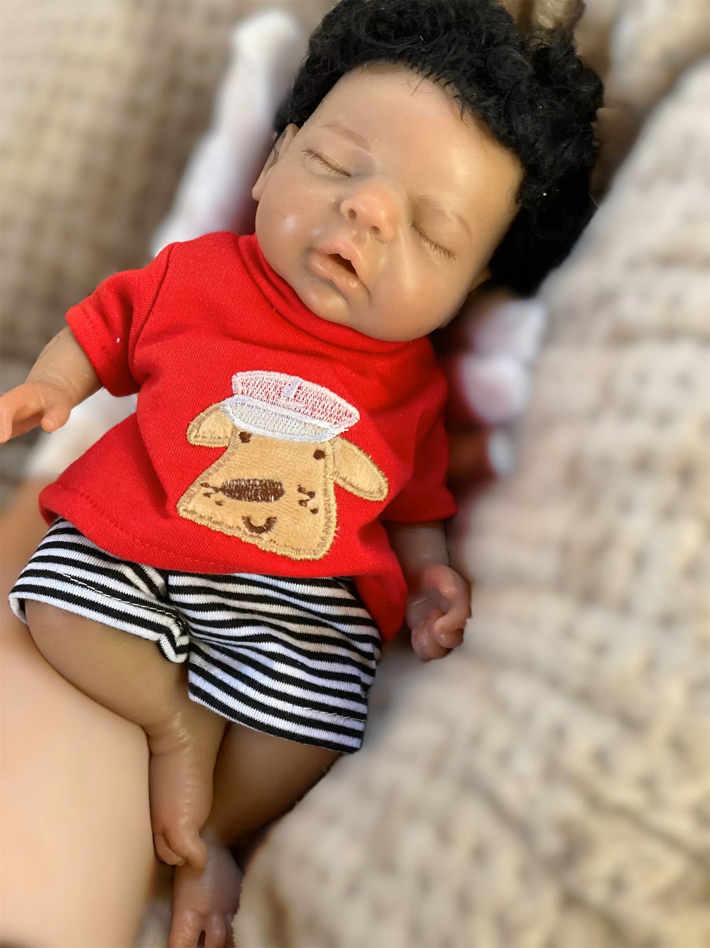 26cm Washable Dark Skin Solid premium silicone Reborn Boy