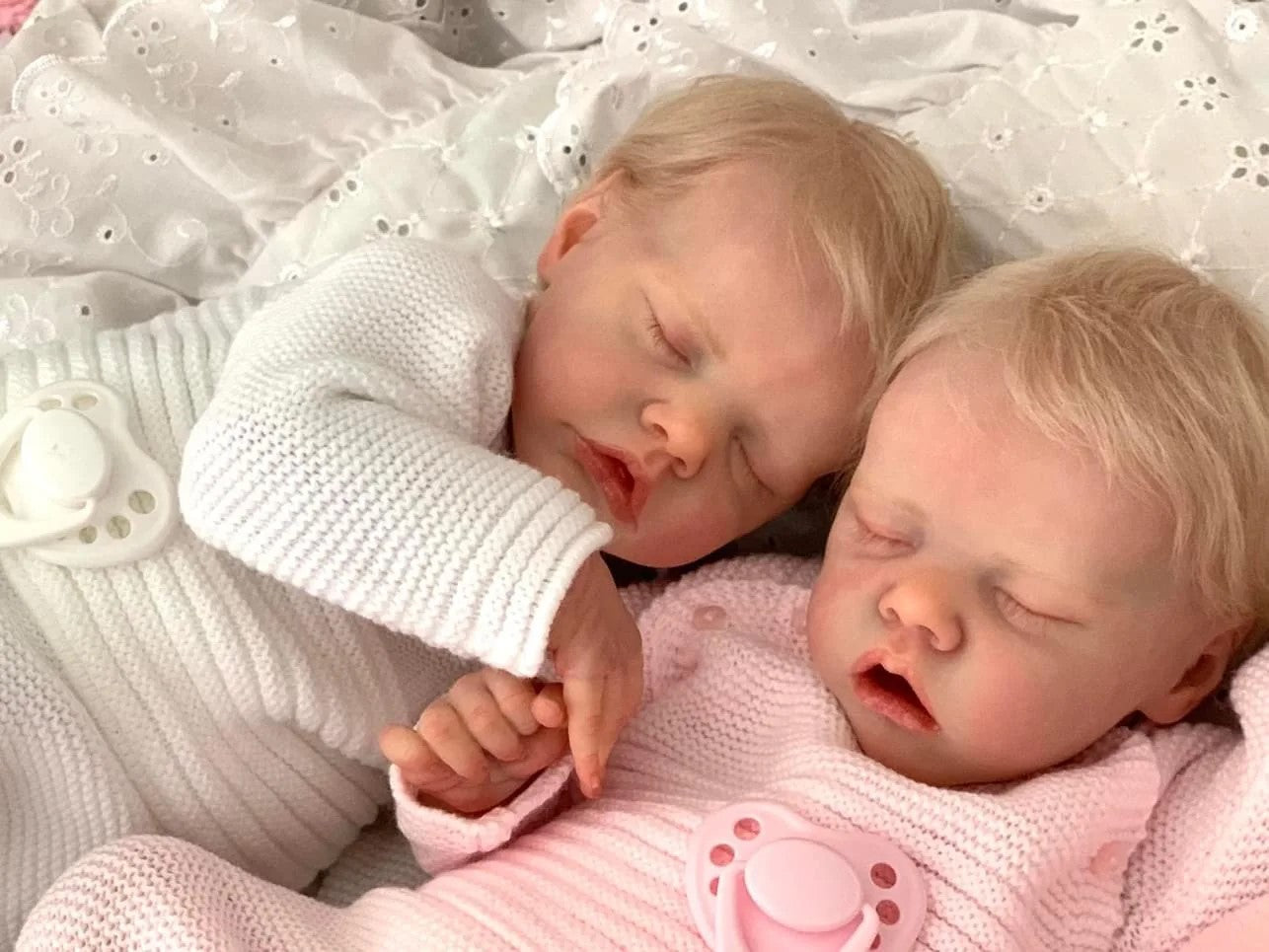 Maya & Ethan – Full Body Silicone Vinyl Reborn Twins Dolls