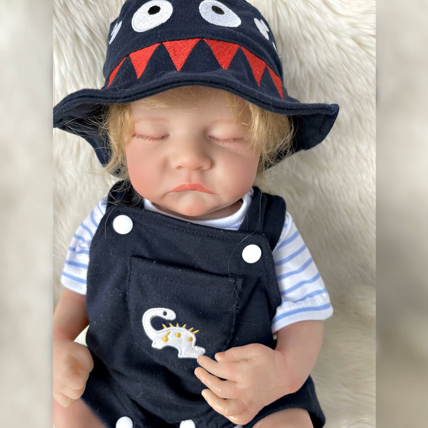 Reborn baby levi sleeping doll