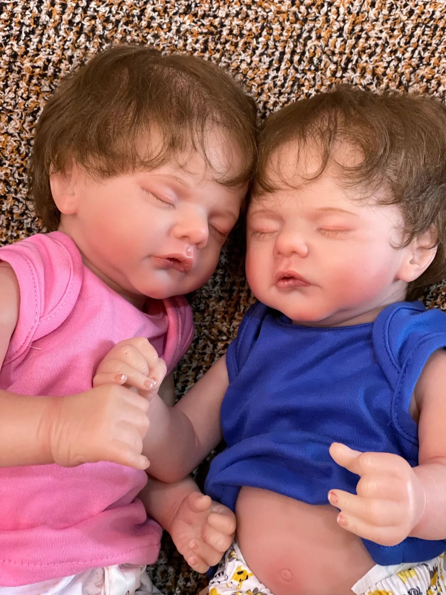 Adorable Boy and Girl Reborn Twin Dolls Realistic Baby Doll Twins Ca