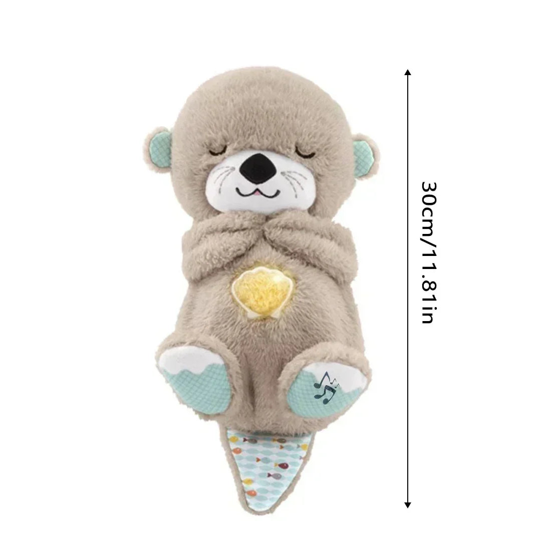Baby Breathable Bear Baby Soothing Otter Stuffed Doll Toy