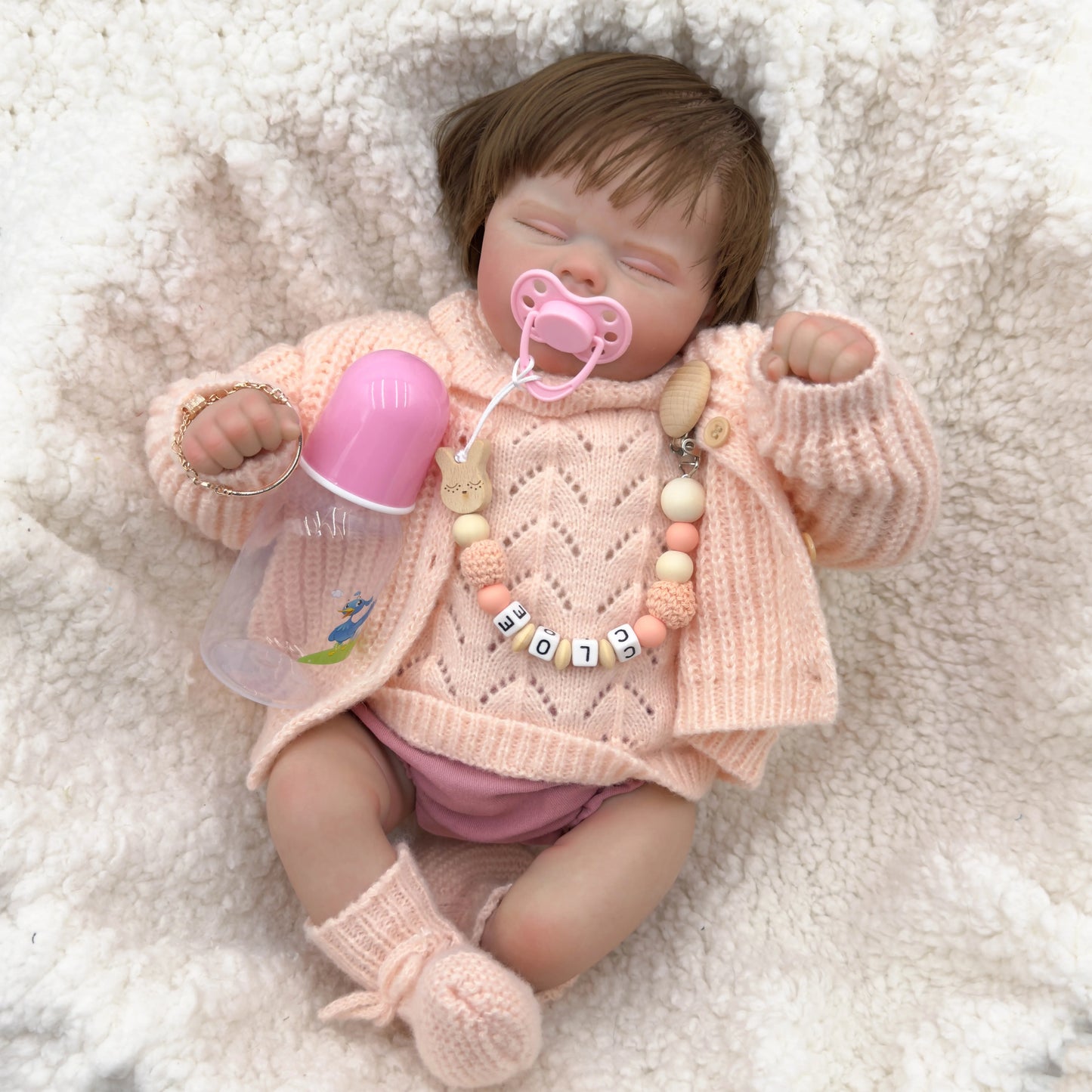 Quinbee 19-Inch Lifelike Reborn Baby Doll