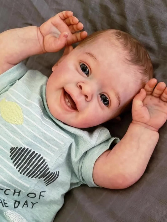 Reborn baby doll maple soft silicone