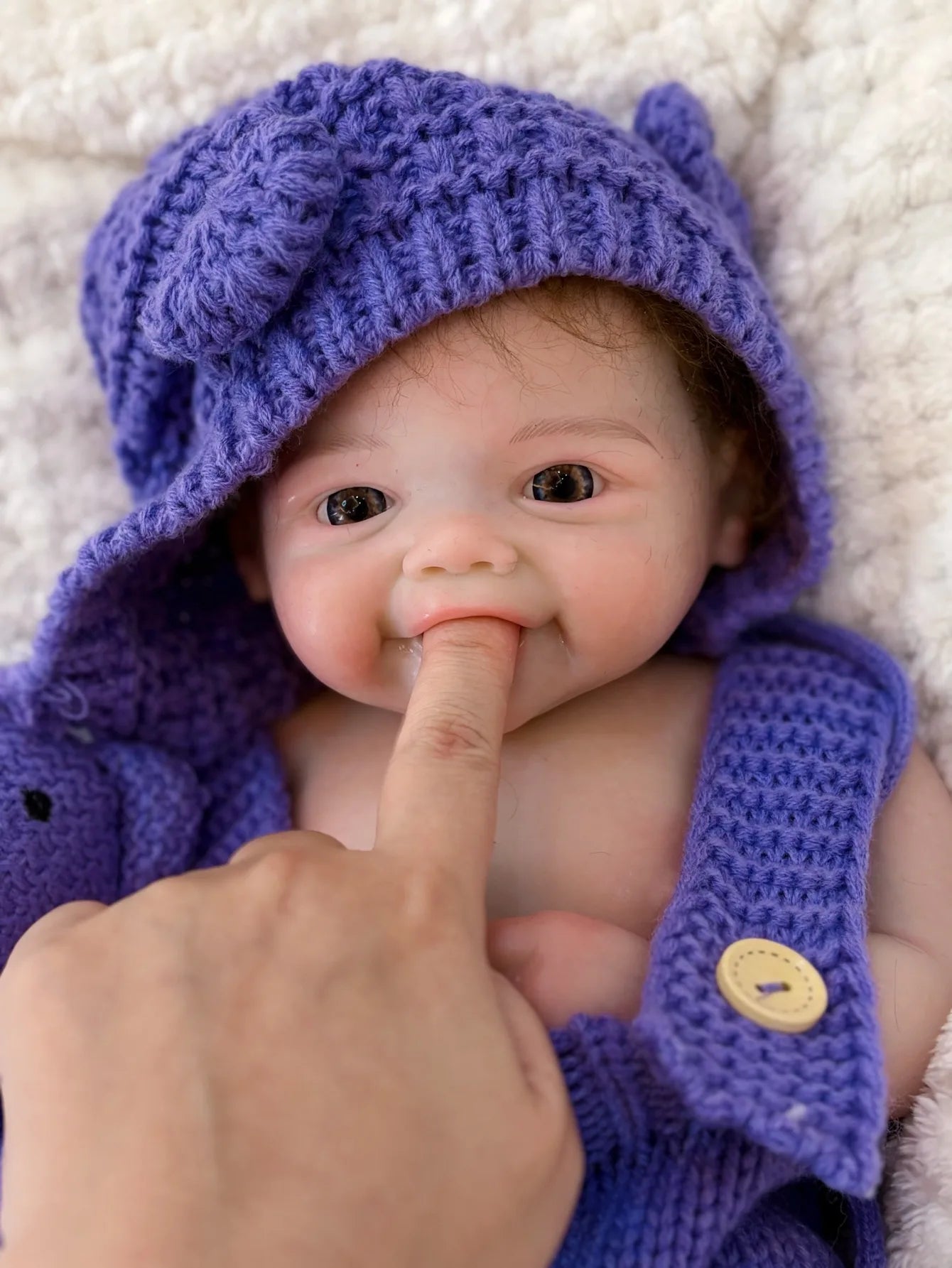 Vivienne – 18-Inch Full Silicone Reborn Baby Girl Doll