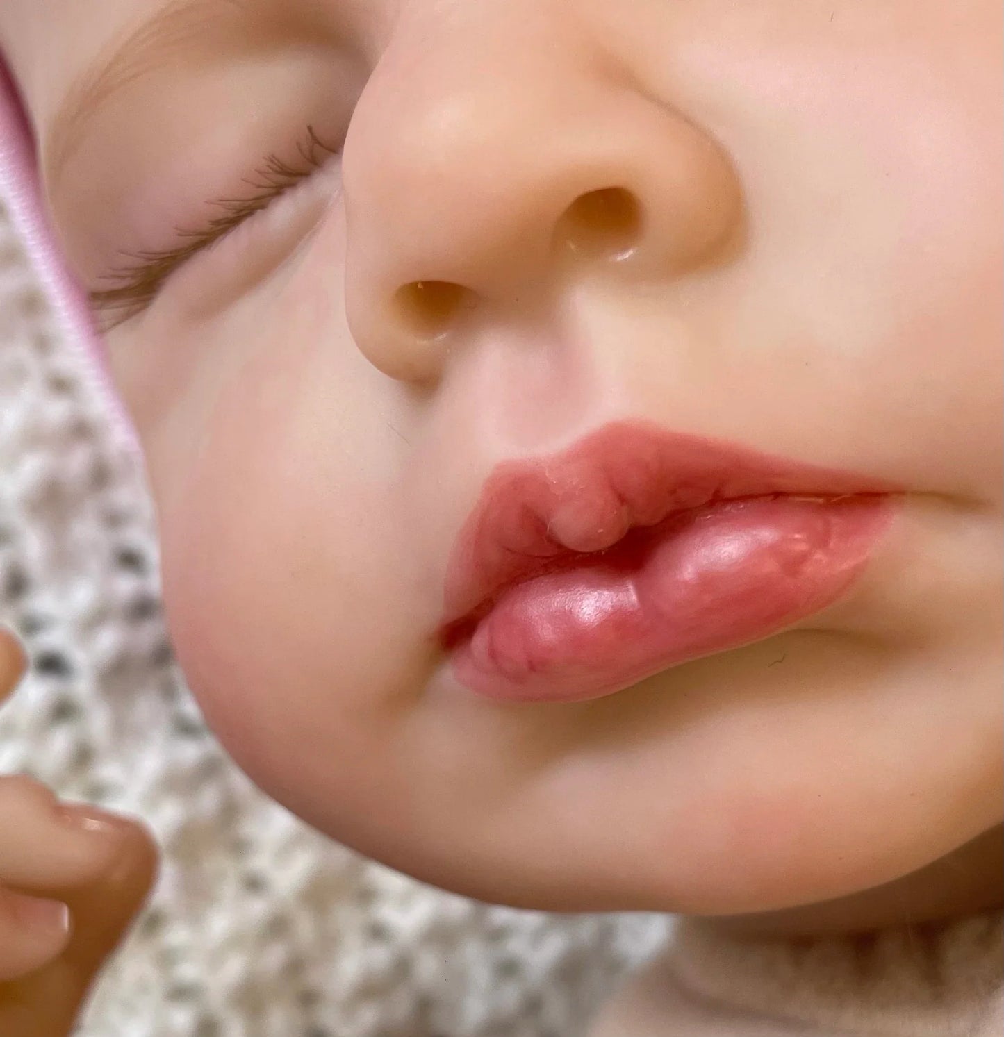 loulo Realistic Newborn Baby Doll cloth body