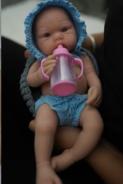 Hyper-Elastic 12-Inch Micro Preemie Full-Body Silicone Baby Doll "Ronnie"
