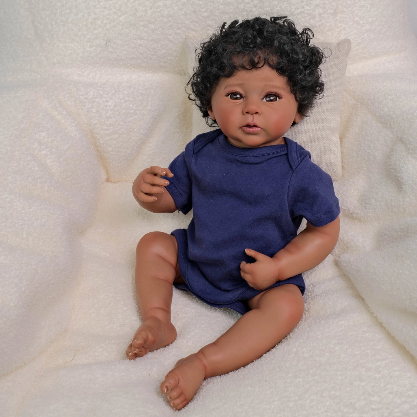 Noora beautifully detailed 18-inch (45 cm) reborn baby