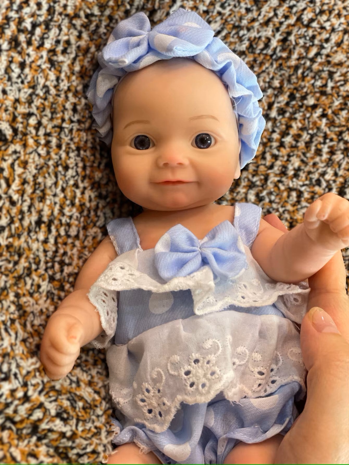 reborn baby doll maddie hyper elastic premium 12 inch