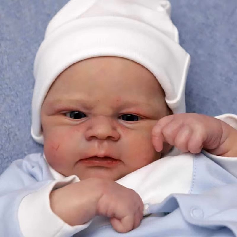 Elijah, adorable poupée reborn en silicone