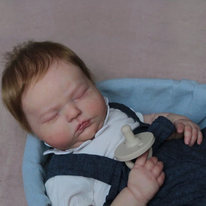 Tessa, poupée bébé reborn garçon