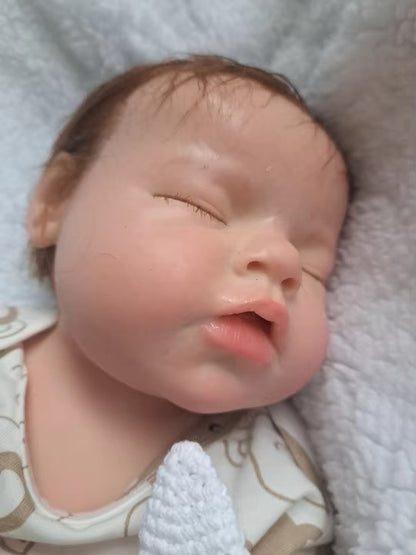 Avery, poupée bébé reborn tout silicone 20 pouces