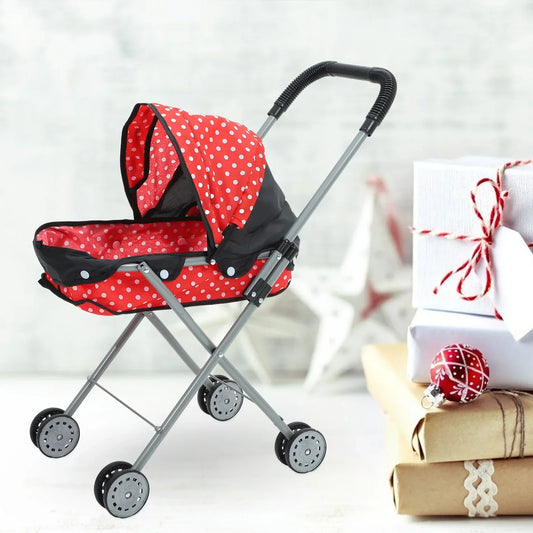 Poussette pour poupées reborn, accessoire chariot mobile réaliste