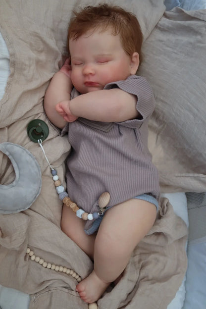 Jordon, poupée bébé reborn endormie