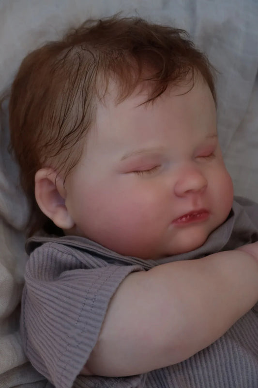 Jordon, poupée bébé reborn endormie