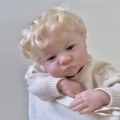Levi, poupée bébé reborn à corps en tissu doux
