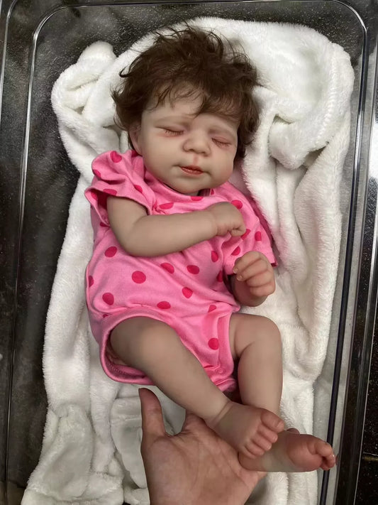 Reborn Baby Girl Doll – Soft Silicone, Lifelike Newborn