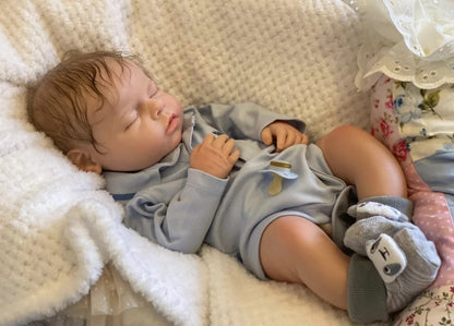 Avery, poupée bébé reborn tout silicone 20 pouces
