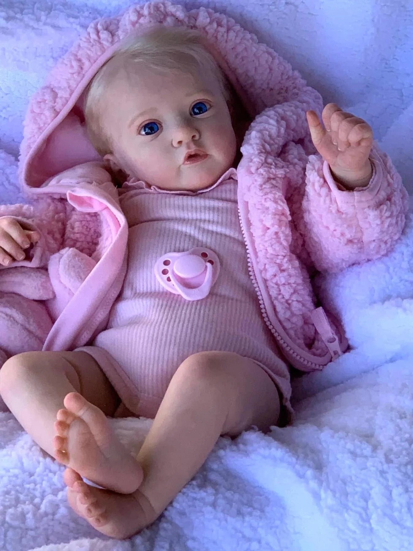 Amara – 24-Inch Lifelike Reborn Toddler Girl Doll