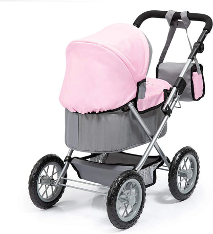 Poussette pour poupée reborn – pour poupées de 20 pouces | Idéale dès 8 ans | Hauteur 68 cm
