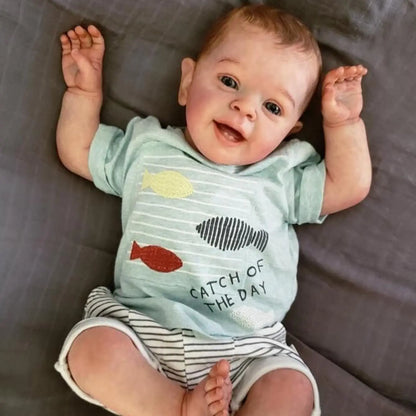 Maple, poupée bébé reborn en silicone doux
