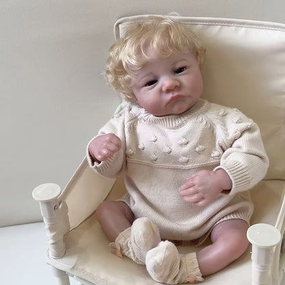 Levi, poupée bébé reborn à corps en tissu doux