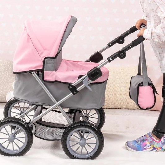 Reborn Doll Stroller – Fits 20-Inch Dolls | Ideal for Kids Ages 8+ | 68cm Height