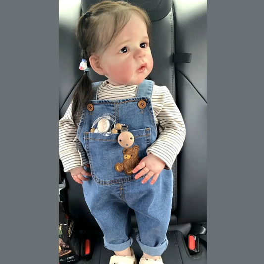 Sandie, poupée reborn bambin fille 26 pouces aux veines peintes