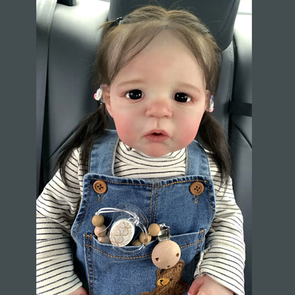 Sandie, poupée reborn bambin fille 26 pouces aux veines peintes