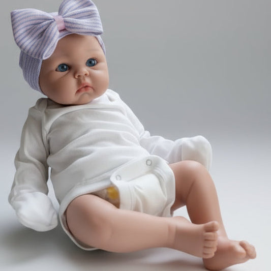 Bubbly – bébé reborn fille 18 pouces tout corps en silicone massif