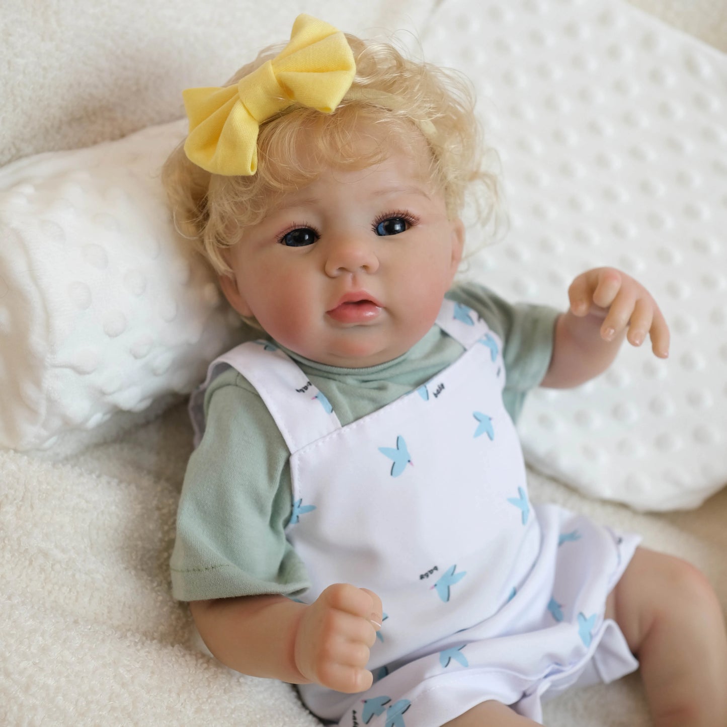 Lila – 18-Inch Reborn Baby Doll with Hand-Rooted Hair