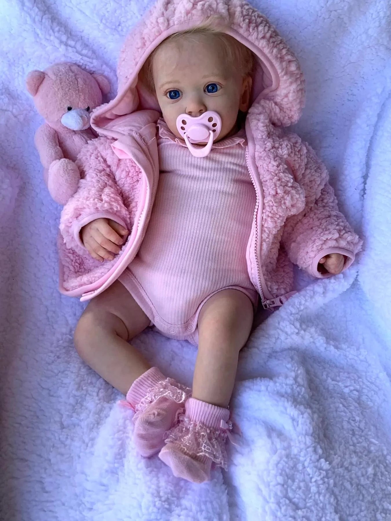 Amara – 24-Inch Lifelike Reborn Toddler Girl Doll