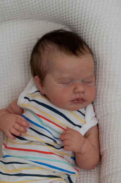 Poupée bébé reborn endormie (garçon/fille)